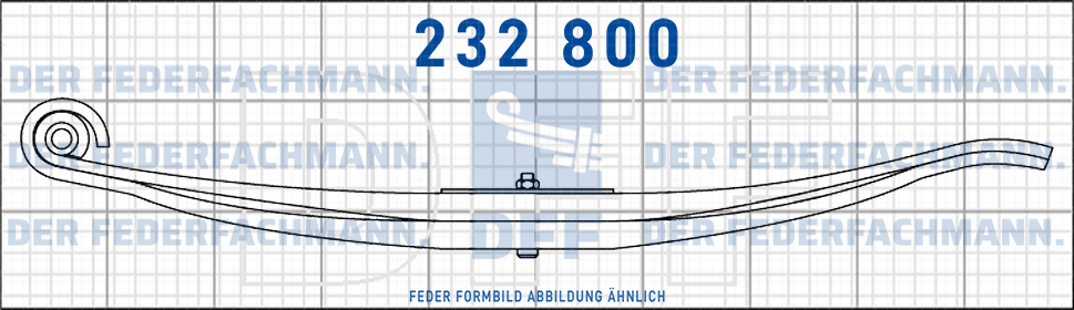 Bunge Anhaenger 15 Blatt Feder