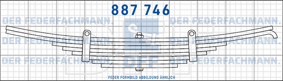 ROR- Anhaenger 2 Blatt Feder