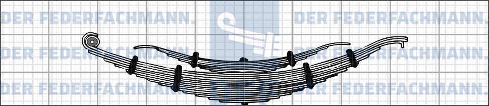 22 Blatt Hinterfeder IFA 237 500