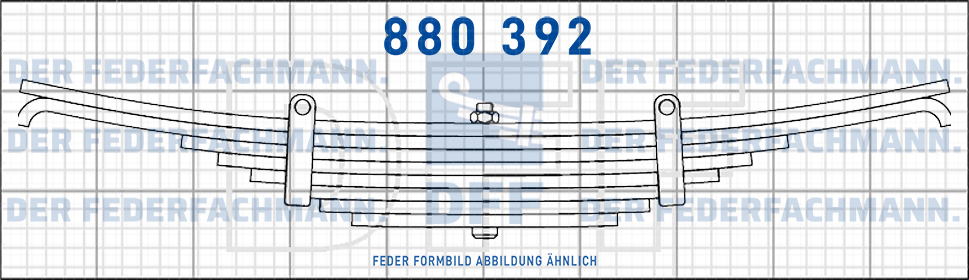 BPW 3 Blatt Feder