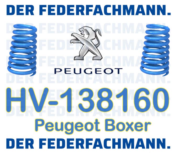 Zusatzfedern fuer Peugeot Boxer Verstaerkte Federn hinten