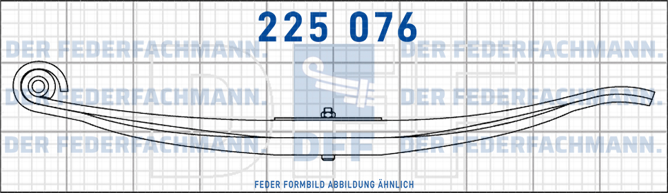 Koegel Anhaenger 15 Blatt Feder