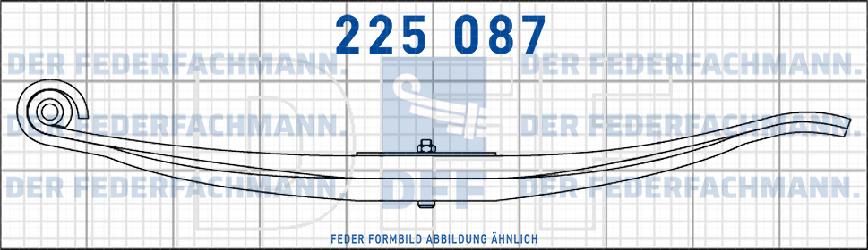 Koegel Anhaenger 12 Blatt Feder