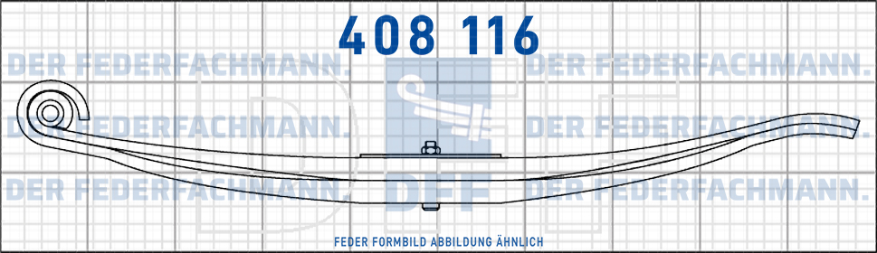 Bergmann Anhaenger 8 Blatt Feder