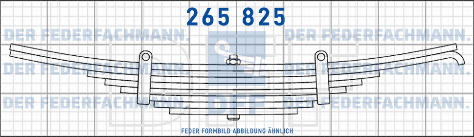 Anhaenger 3 Blatt Feder