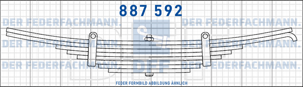 ROR- Anhaenger 7 Blatt Feder