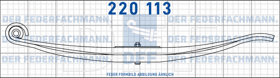 Ackermann-Fruehauf Anhaenger 8 Blatt Feder