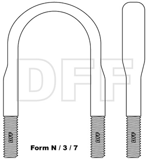 Federbügel Form N