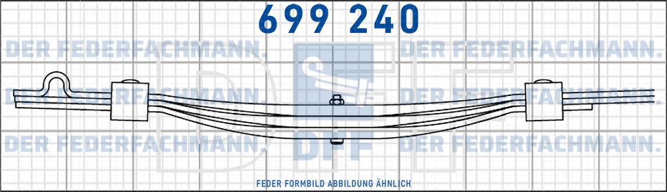 Anhaenger 3 Blatt Feder