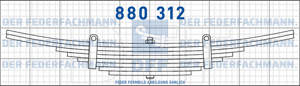 BPW 3 Blatt Feder