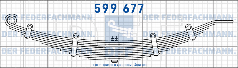 DFF Anhaenger 8 Blatt Feder