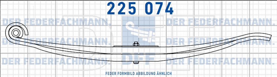 Koegel Anhaenger 13 Blatt Feder