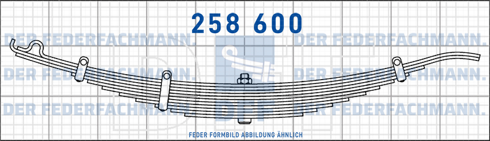 Peitz Anhaenger 2 Blatt Feder