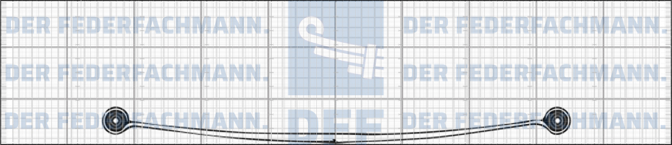 1 Blatt Feder Hinterfeder VW Crafter