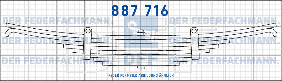 ROR- Anhaenger 8 Blatt Feder