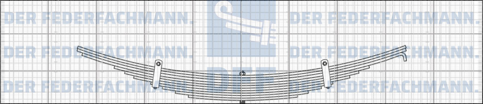 BPW 10 Blatt Feder