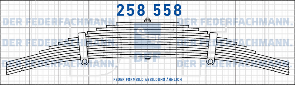 Peitz Anhaenger 13 Blatt Feder