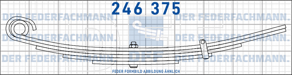 Bertoja Anhaenger 10 Blatt Feder