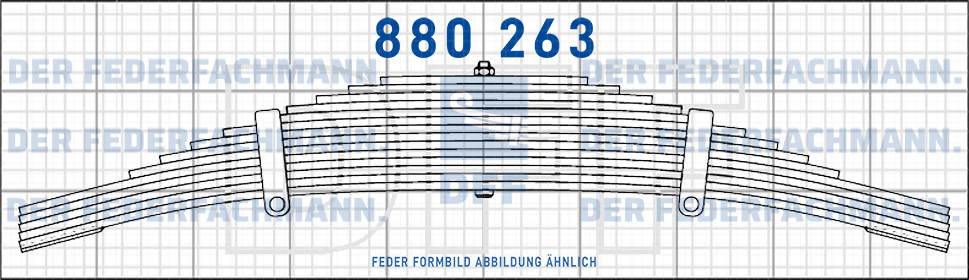 BPW 12 Blatt Feder