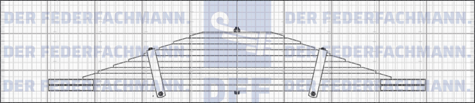 10 Blatt Hinterfeder Scania Serie 4/- P/G/R/T 03-18