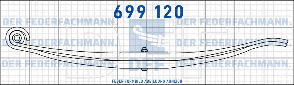Anhaenger 15 Blatt Feder