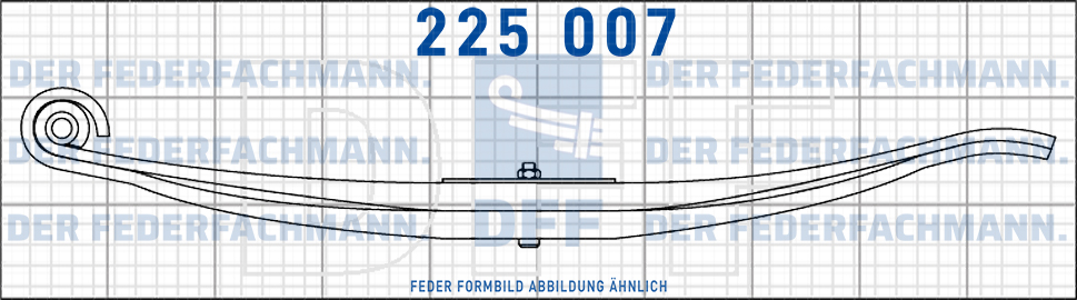 Koegel Anhaenger 8 Blatt Feder